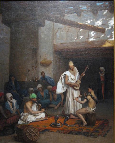 Jean Leon Gerome The Snake Charmer Norge oil painting art